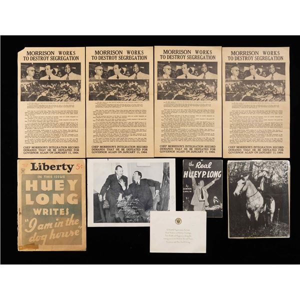 HUEY LONG & LOUISIANA POLITICS GROUPING.