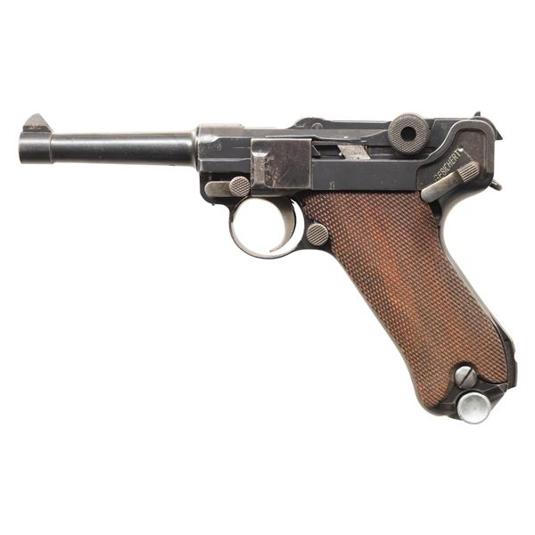 RARE UNIT MARKED DWM P.08 POLICE "SNEAK" LUGER
