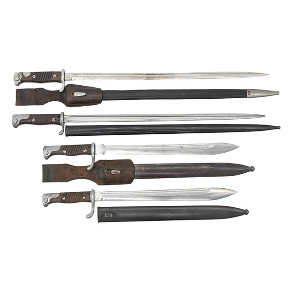 4 GERMAN BAYONETS.