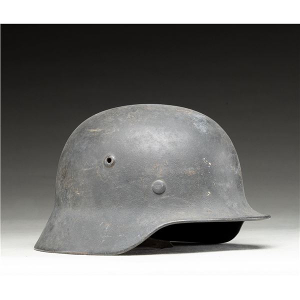 WWII GERMAN LUFTWAFFE M40 SINGLE DECAL HELMET.