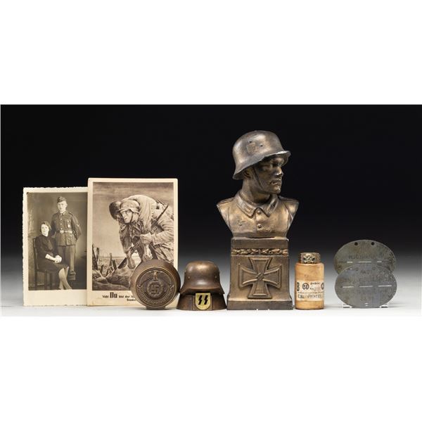 WWII GERMAN SOUVENIER GROUPING.