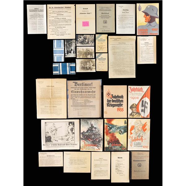 RARE GERMAN EINWOHNERWEHR 1919-1921 ARCHIVE &
