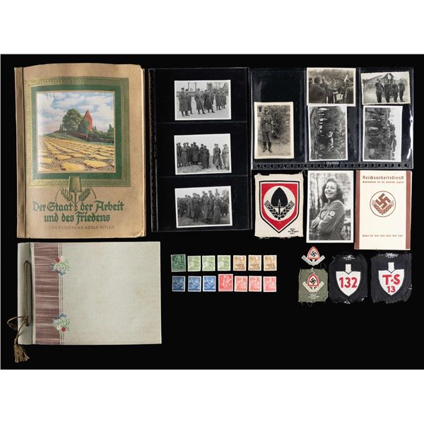 WWII GERMAN RAD GROUPING.