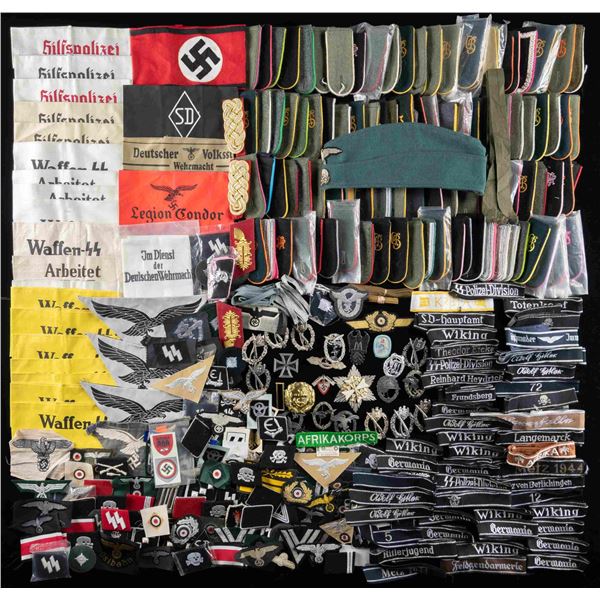IMMENSE GARGANTUAN GROUP OF WWII STYLE GERMAN