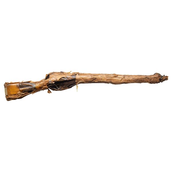 WRAPPED NO. 4 MKII ENFIELD BOLT ACTION RIFLE.