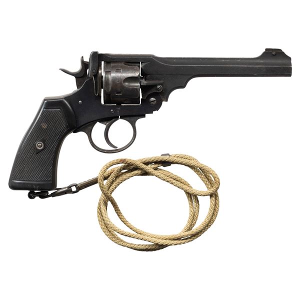 BRITISH WEBLEY MARK VI DOUBLE ACTION REVOLVER.