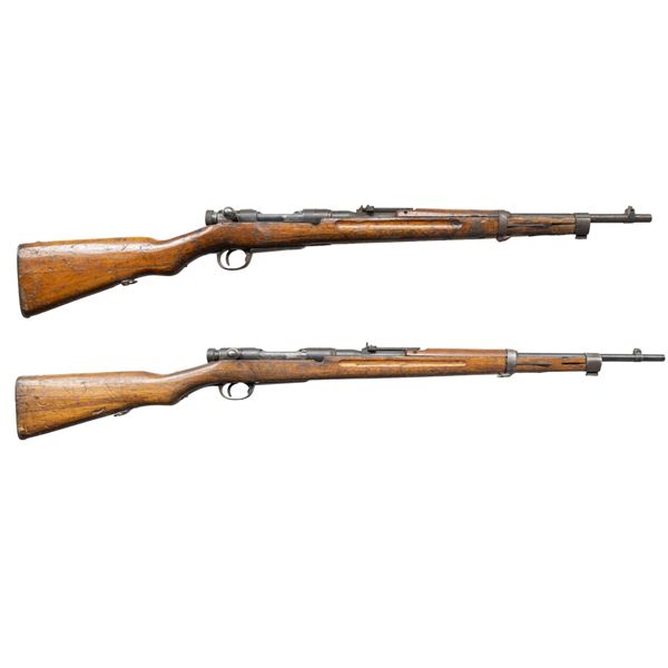 LOT OF TWO T38 ARISAKA CHINESE CONVERTED BOLT