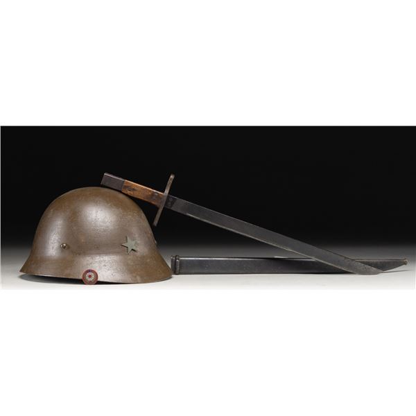 WWII JAPANESE MILITARIA GROUPING.