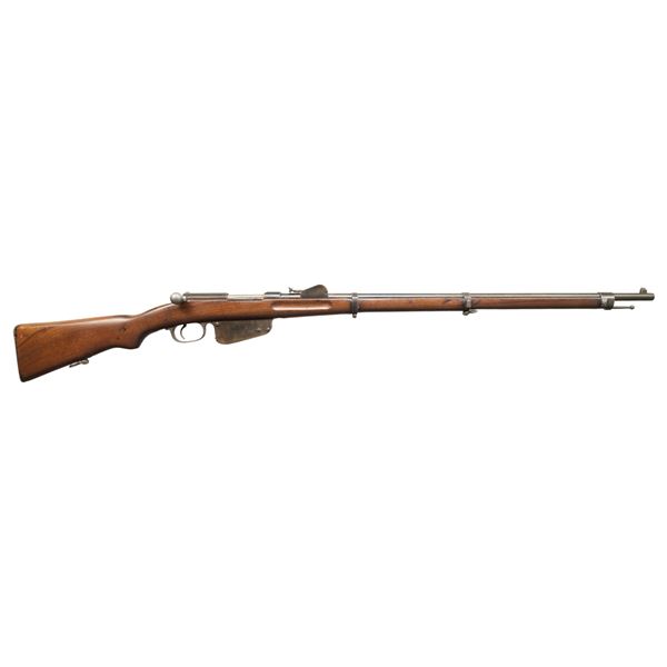 STEYR 1886 STRAIGHT PULL BOLT ACTION RIFLE.