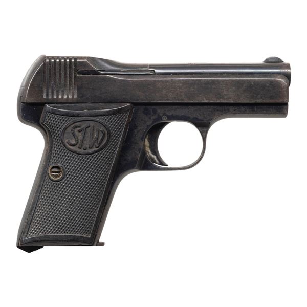 INTER-WAR STENDA BEHOLLA SEMI-AUTOMATIC PISTOL.