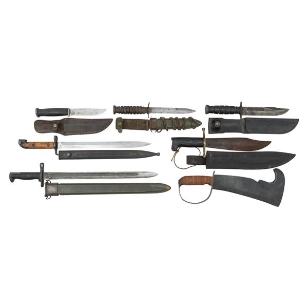 7 KNIVES,BOYONETS, AND OTHER EDGED WEAPONS.