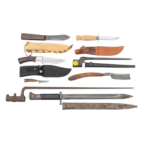 3 BAYONETS & 5 KNIVES.