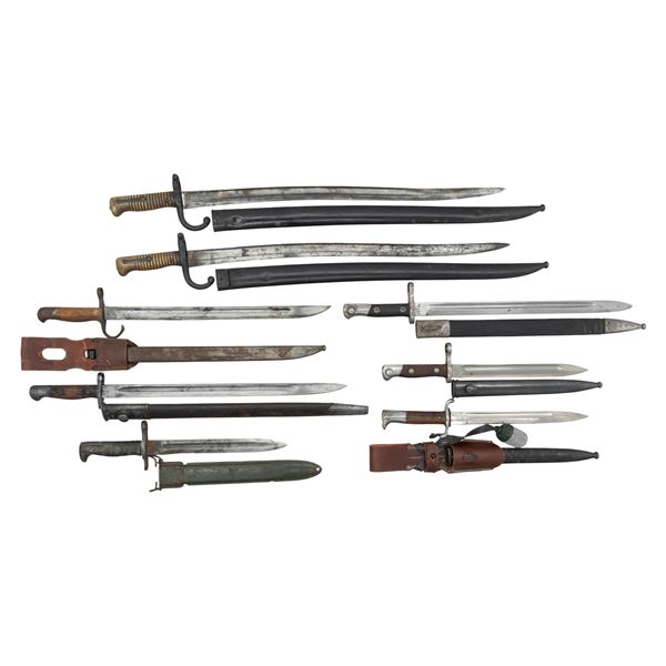 GROUPING OF 8 BAYONETS.
