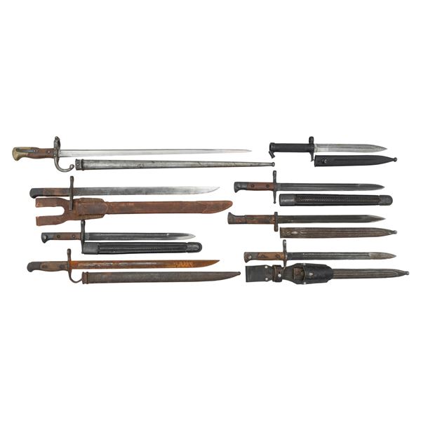 8 FOREIGN BAYONETS.