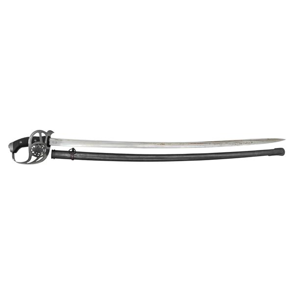ARGENTINE 1898 CAVALRY SABER WITH SCABBARD.