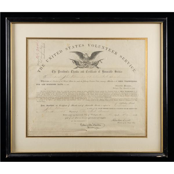 UNITED STATES VOLUNTEER SERVICE PRESIDENTIAL