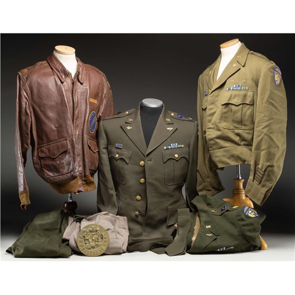 GROUPING OF U.S. ARMY UNIFORMS.