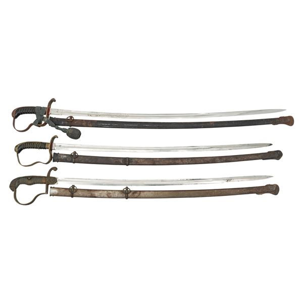 3 IMPERIAL GERMAN SWORDS.