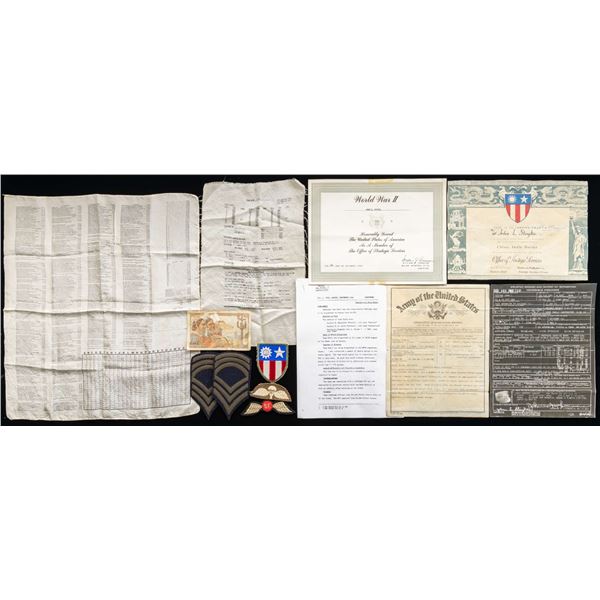 WWII O.S.S. GROUPING OF MASTER SGT. JOHN L. STOYKA
