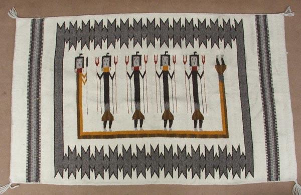Chichimeca Mexican Indian Yei Rug