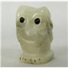 Image 1 : Zuni Carved Quartz Owl Fetish