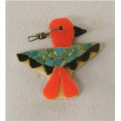 Vintage Zuni Inlay Pendant