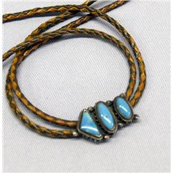 Vintage Navajo Turquoise Bolo