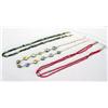 Image 2 : 3 Navajo Necklaces Silver Turquoise & Red Bead