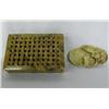 Image 1 : Carved Soapstone Box & Plate