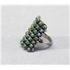 Image 3 : Zuni Petit Point Turquoise Ring Size 7 1/2