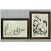 Image 1 : 2 Pen & Ink Prints By Dolona Roberts