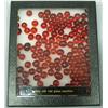 Image 1 : Vintage Miniature Red Glass Marbles 100 Plus