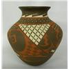 Image 1 : Mata Ortiz Red on Brown Pottery Jar by R Madrigal