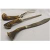Image 1 : Antique Bone Handled Carving Set