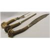 Image 2 : Antique Bone Handled Carving Set