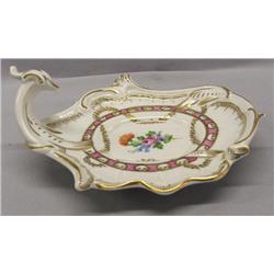 Dresden Gold Trimmed Dish