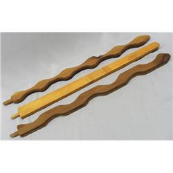 3 Choctaw Cedar Pipe Stems