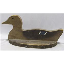 Flat Wooden Duck Decoy