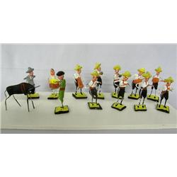 Vintage Mexican Folk Art Figures