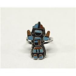 Zuni Inlay Knife Wing Ring