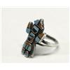 Image 2 : Zuni Inlay Knife Wing Ring