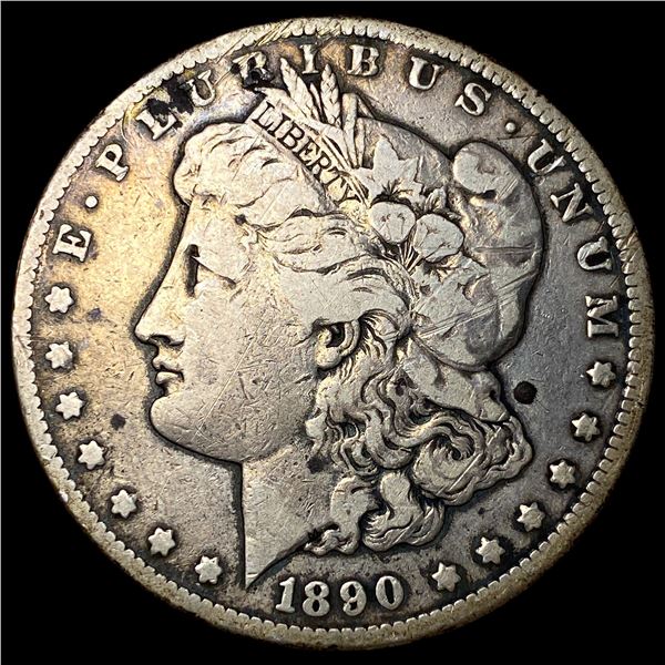 1890-CC Silver Morgan Dollar LIGHTLY  CIRCULATED