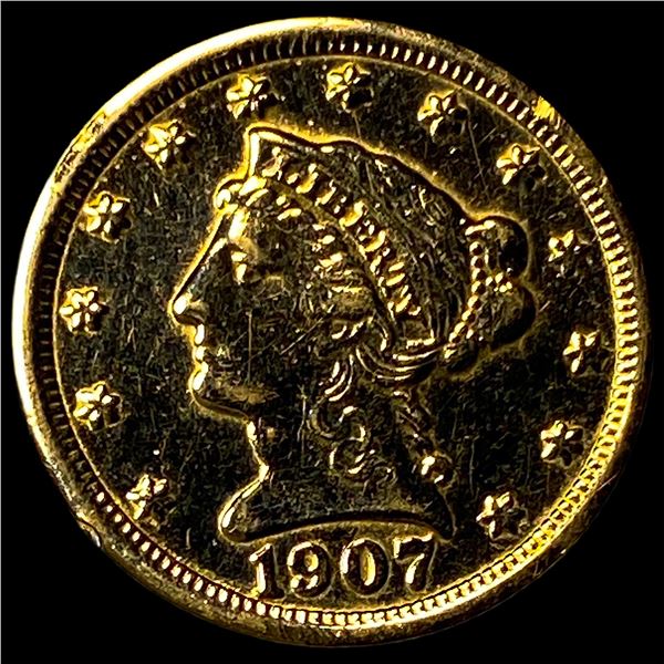 1907 Liberty Head Gold Quarter Eagle $2.50  UNCIRCULATED