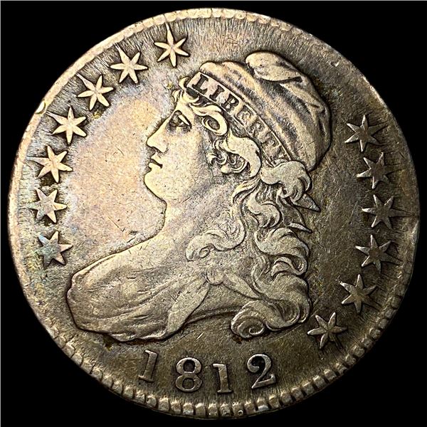 1812 Capped Bust Half Dollar NEARLY  UNCIRCULATED