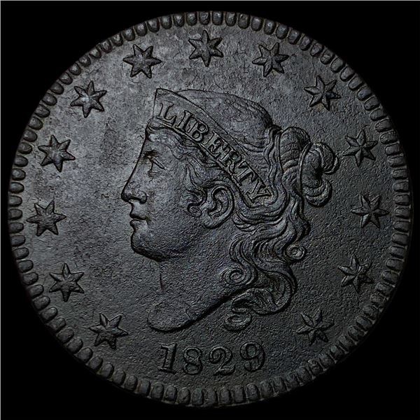1829 Coronet Head Large Cent CHOICE AU