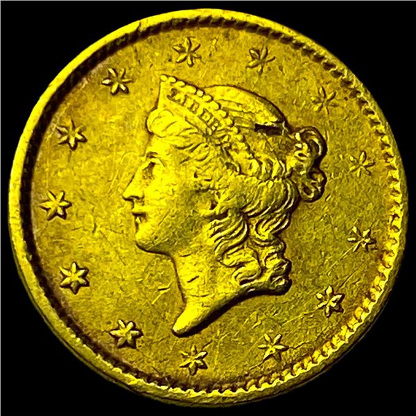 1851 Gold $1 Liberty Head Type 1 CLOSELY  UNCIRCULATED