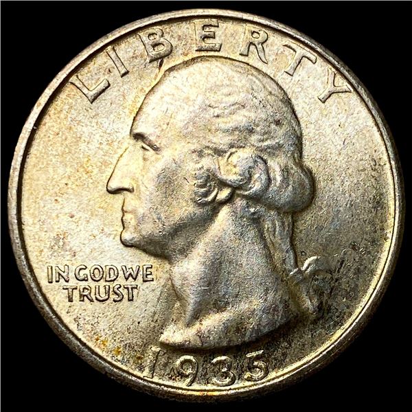 1935-D Silver Washington Quarter CHOICE BU