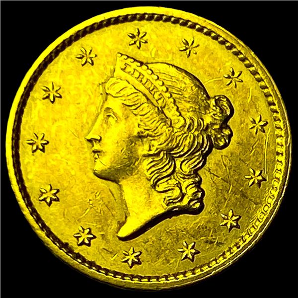 1849 Gold $1 Liberty Head Type 1UNCIRCULATED