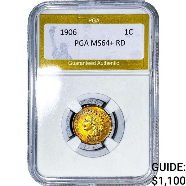 1906 Indian Head Cent PGA MS64+ RD