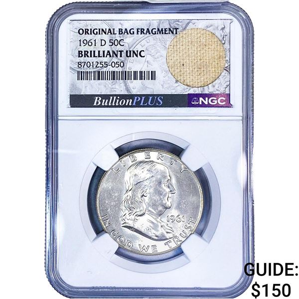 1961-D Franklin Half Dollar NGC BU